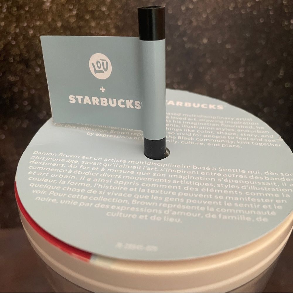 New Limited Edition - 2024 Starbucks Lou Black History Month Venti Cold Cup 24oz - Picture 5 of 7